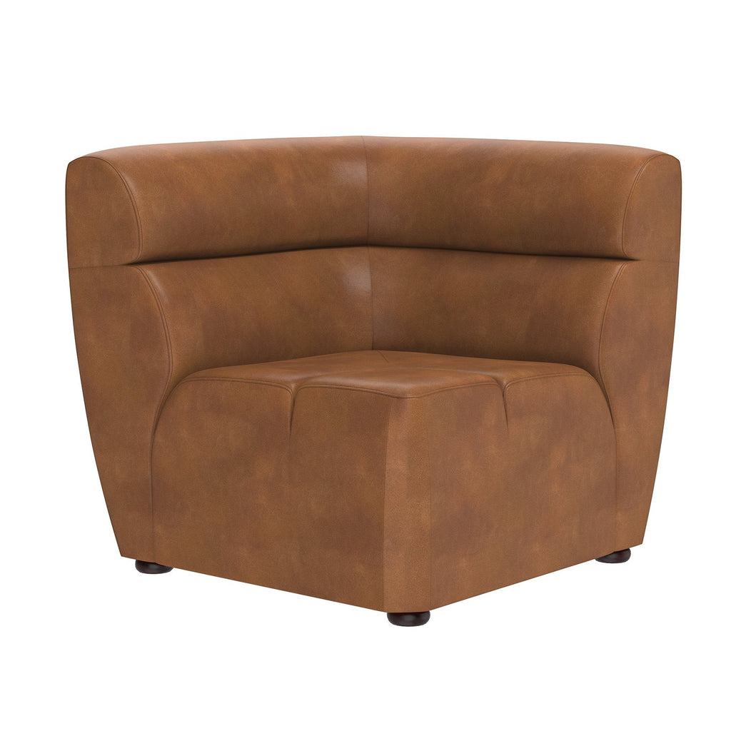 Cornell Modular - Corner Chair - Tobacco Tan