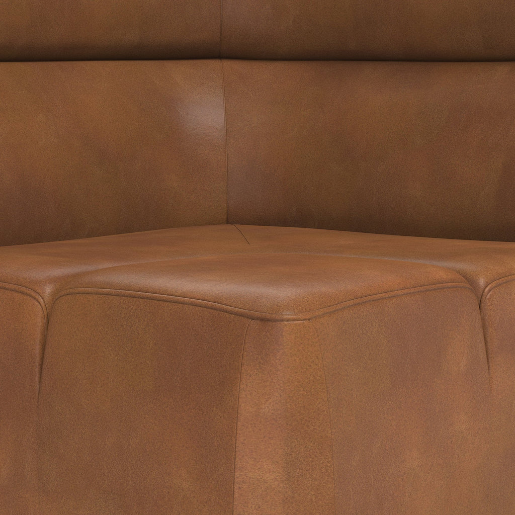 Cornell Modular - Corner Chair - Tobacco Tan