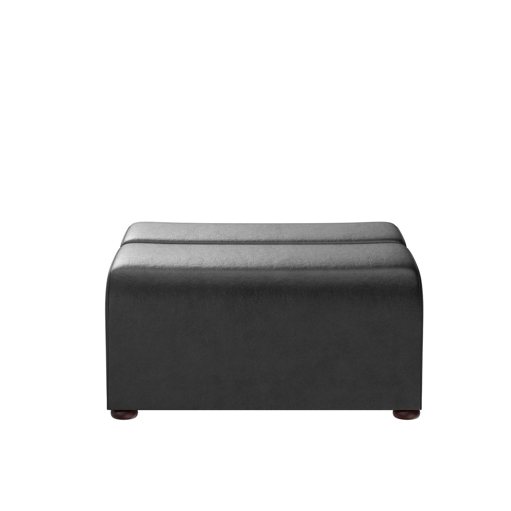 Cornell Modular - Ottoman - Coal Black