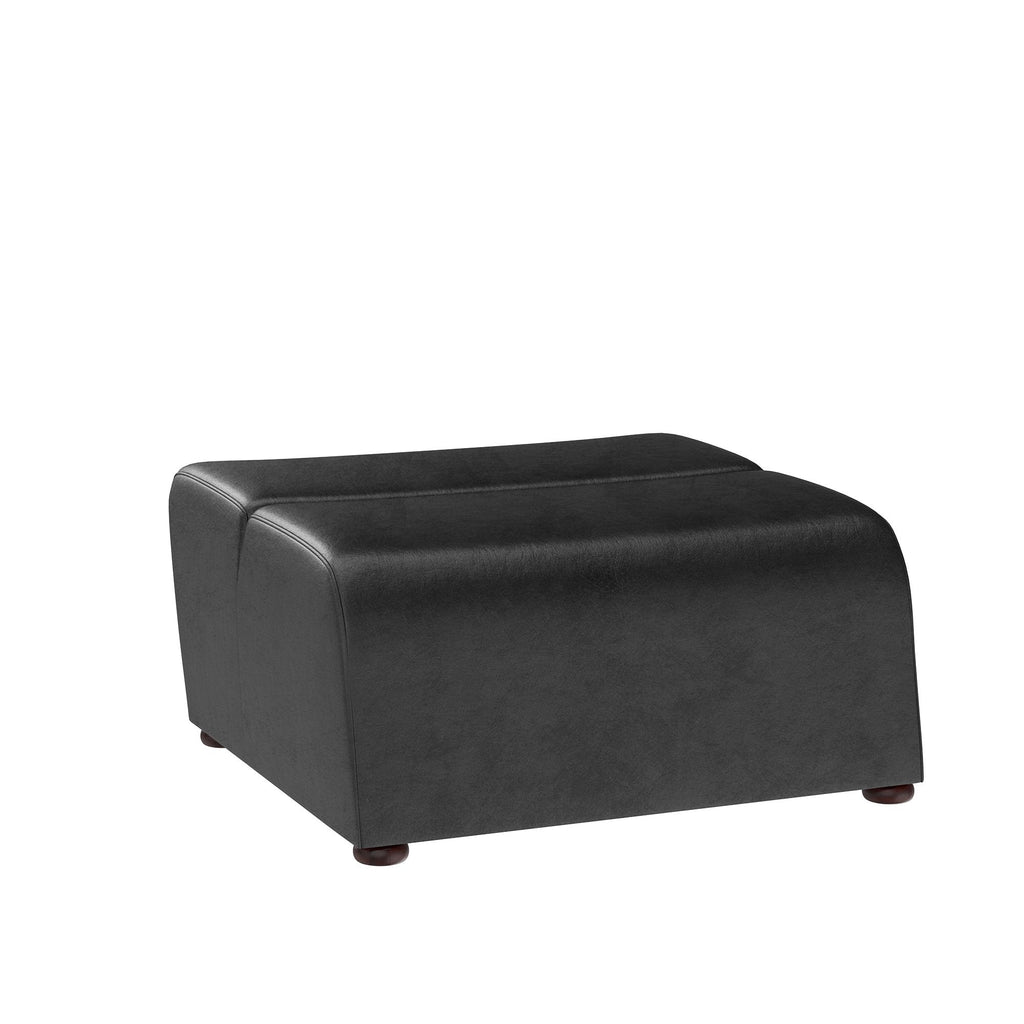 Cornell Modular - Ottoman - Coal Black