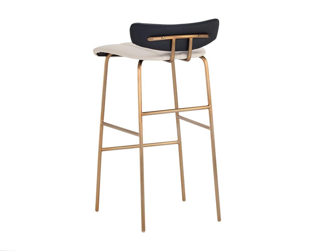 Lorelei Barstool - Dillon Cream / Dillon Black