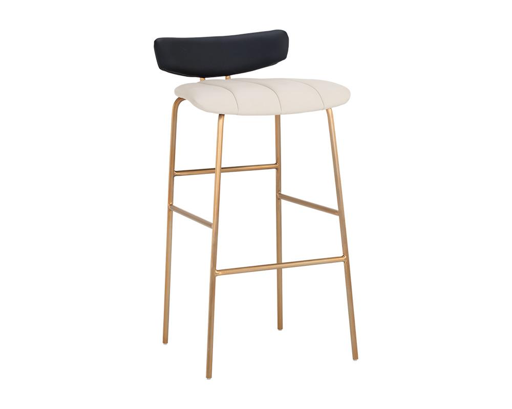 Lorelei Barstool - Dillon Cream / Dillon Black