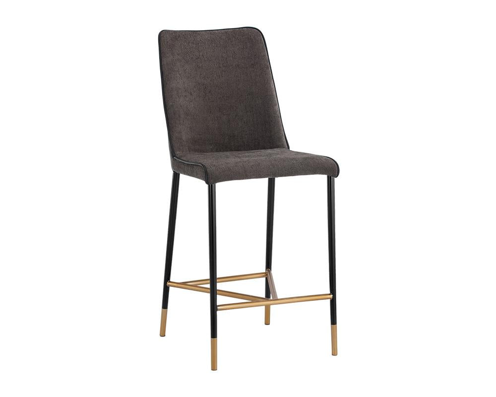 Klaus Counter Stool - Black - Sparrow Grey / Napa Black