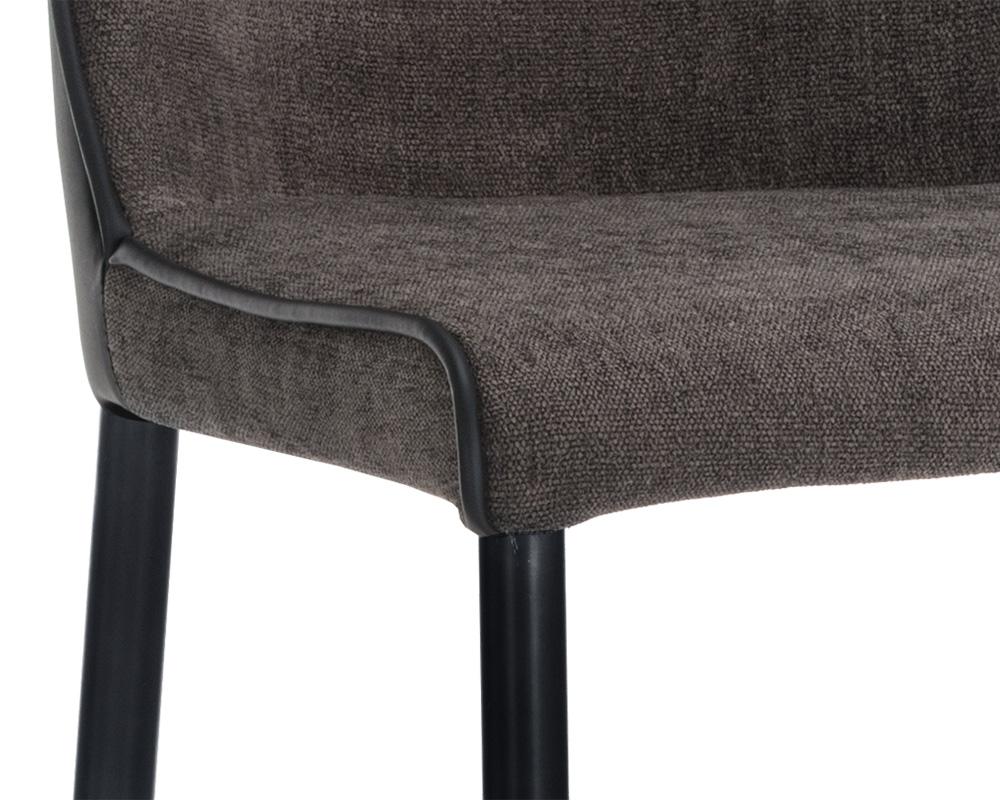 Klaus Counter Stool - Black - Sparrow Grey / Napa Black