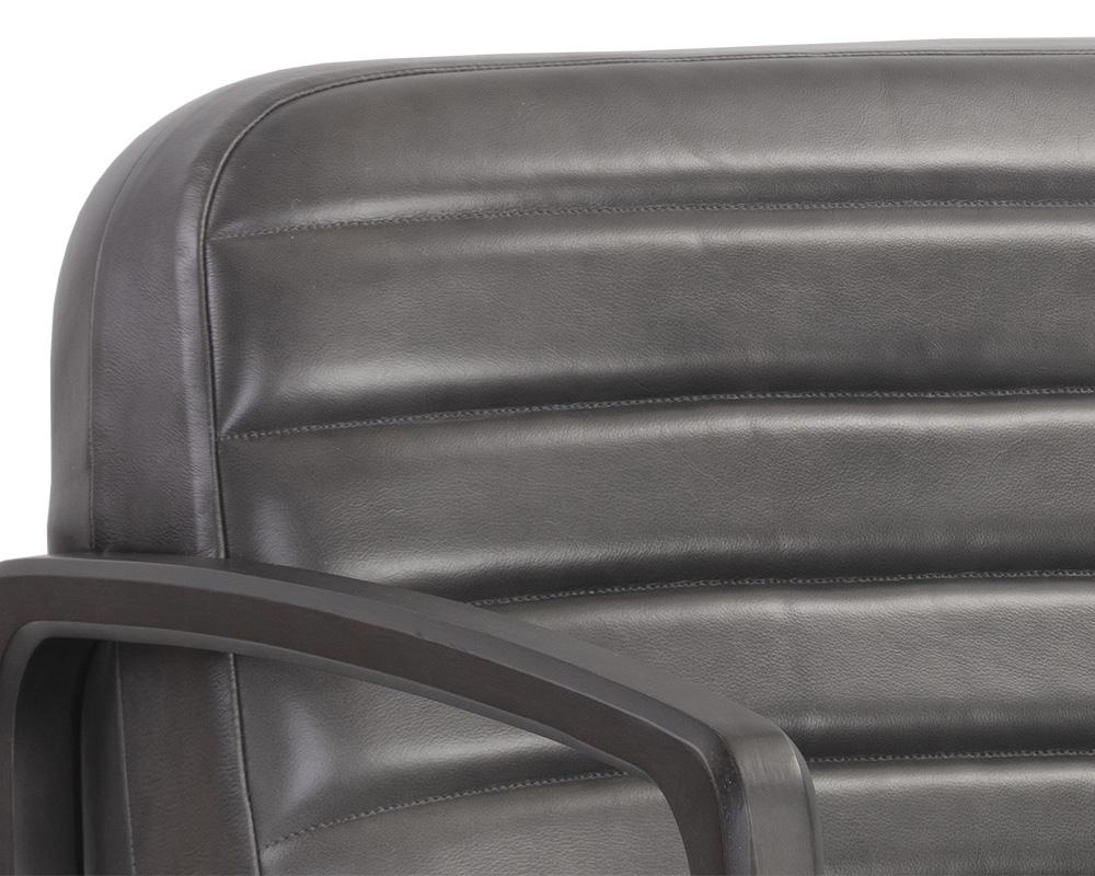 Wilfred Lounge Chair - Brentwood Charcoal Leather