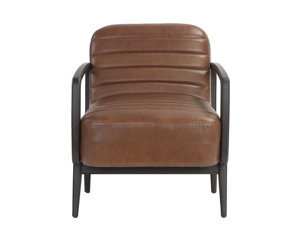 Wilfred Lounge Chair - Shalimar Tobacco Leather