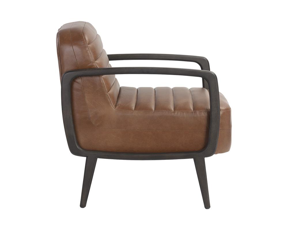 Wilfred Lounge Chair - Shalimar Tobacco Leather