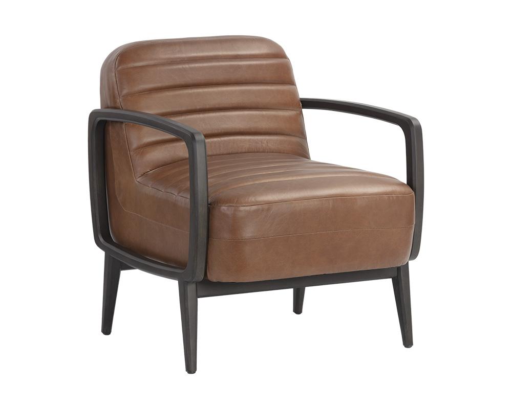 Wilfred Lounge Chair - Shalimar Tobacco Leather