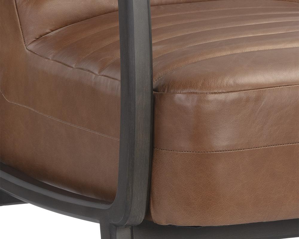 Wilfred Lounge Chair - Shalimar Tobacco Leather