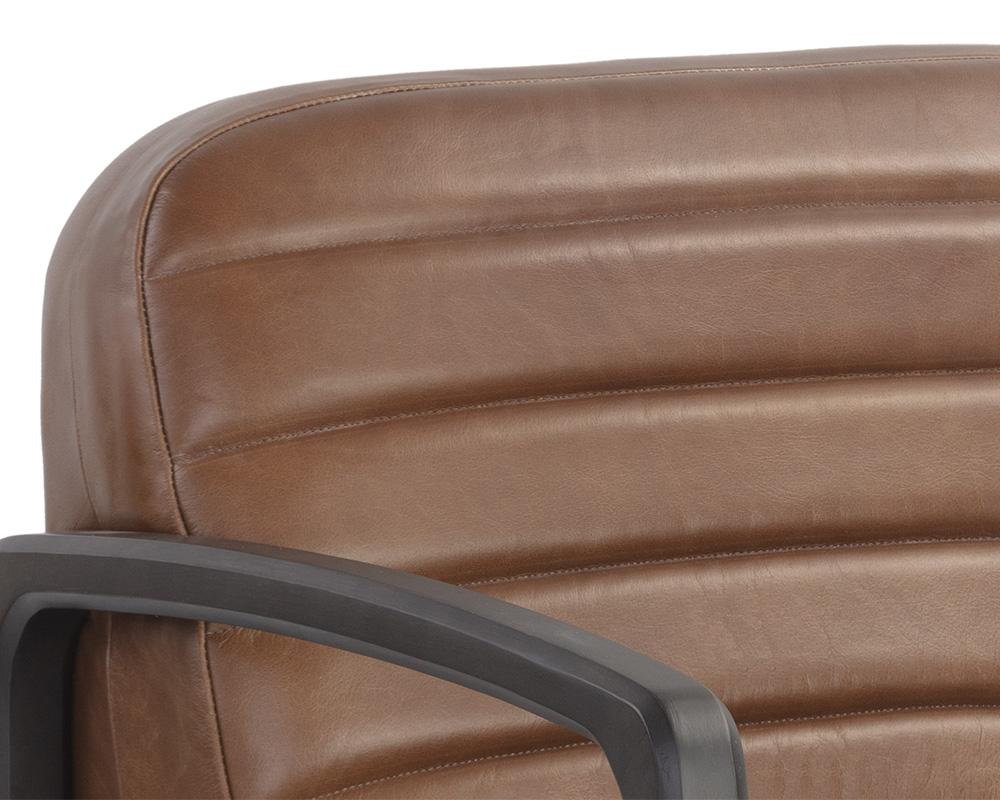 Wilfred Lounge Chair - Shalimar Tobacco Leather