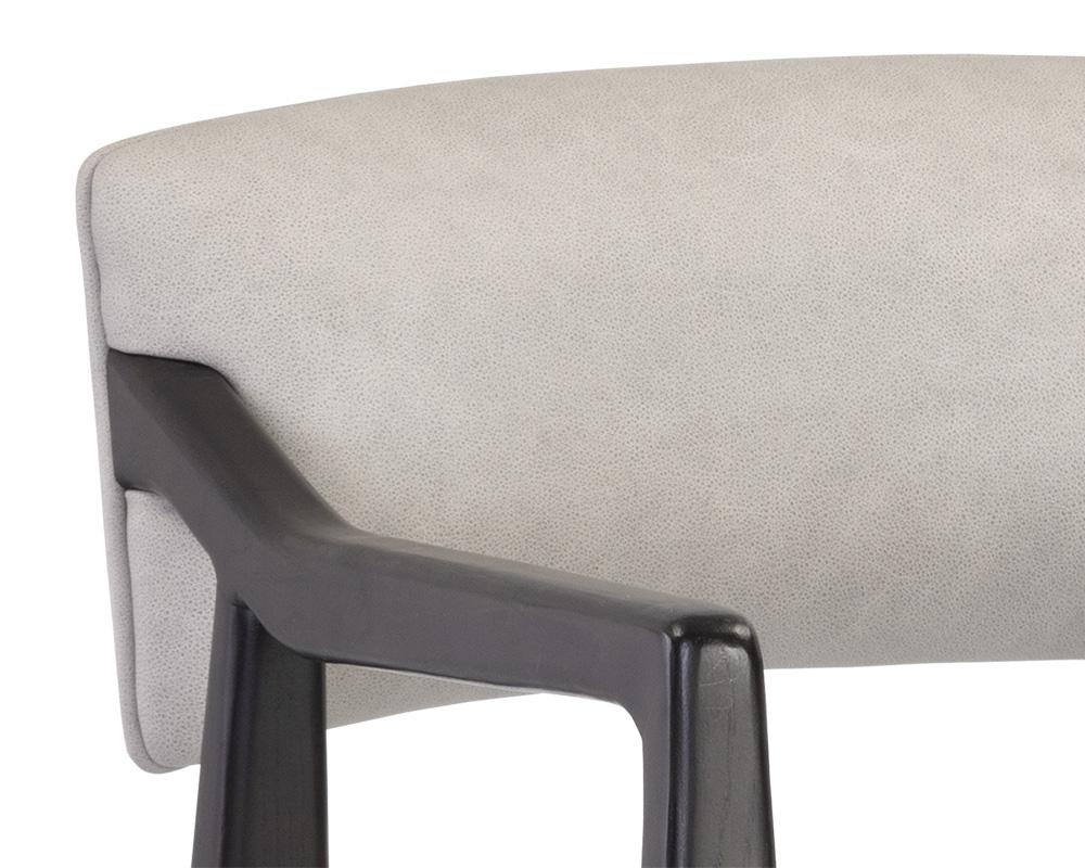 Keagan Barstool - Saloon Light Grey Leather