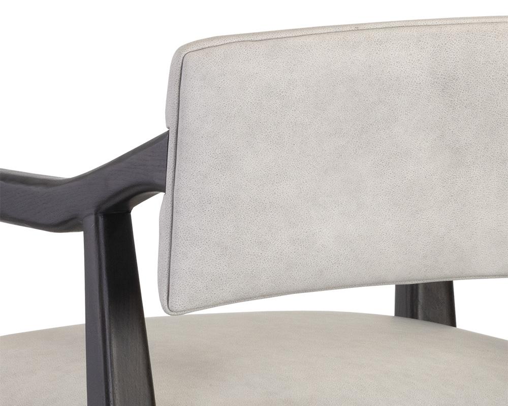 Keagan Barstool - Saloon Light Grey Leather