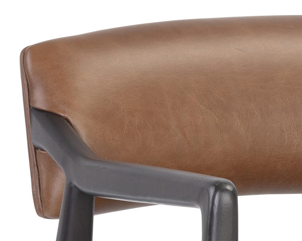 Keagan Lounge Chair - Shalimar Tobacco Leather