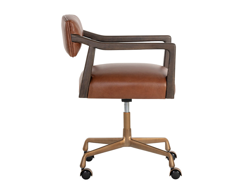 Keagan Office Chair - Shalimar Tobacco