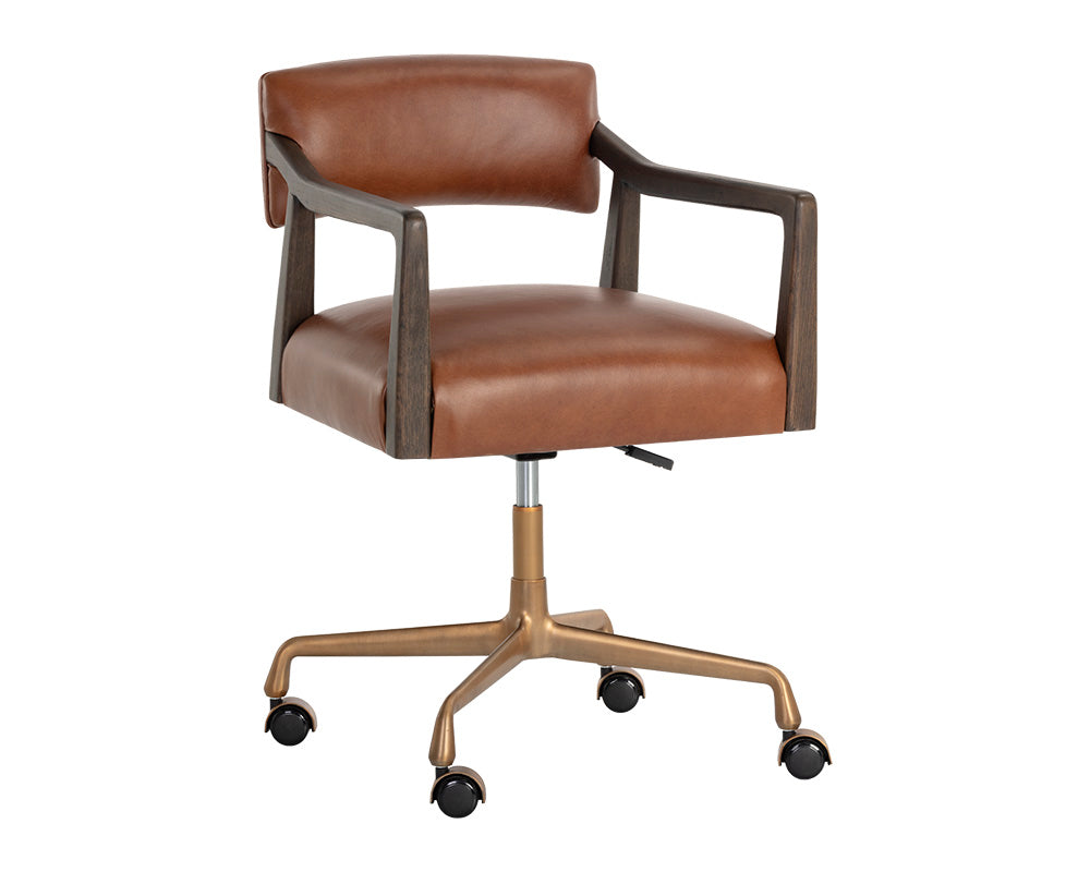 Keagan Office Chair - Shalimar Tobacco