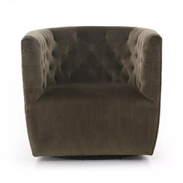 Hanover Swivel Chair, Surrey Olive