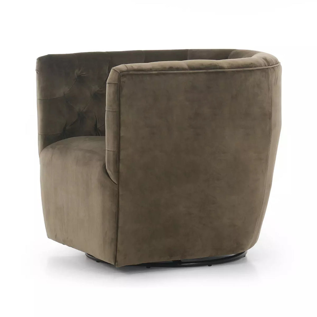 Hanover Swivel Chair, Surrey Olive by Four Hands