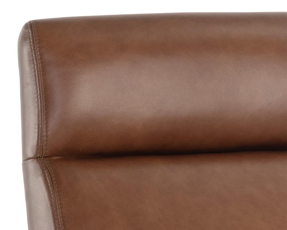 Collin Office Chair - Shalimar Tobacco Leather