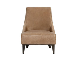 Elias Lounge Chair - Marseille Camel Leather