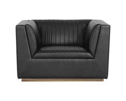 Bradley Armchair - Vintage Black