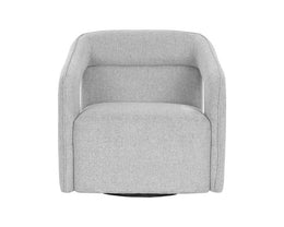 Kendrick Swivel Lounge Chair - Belfast Heather Grey