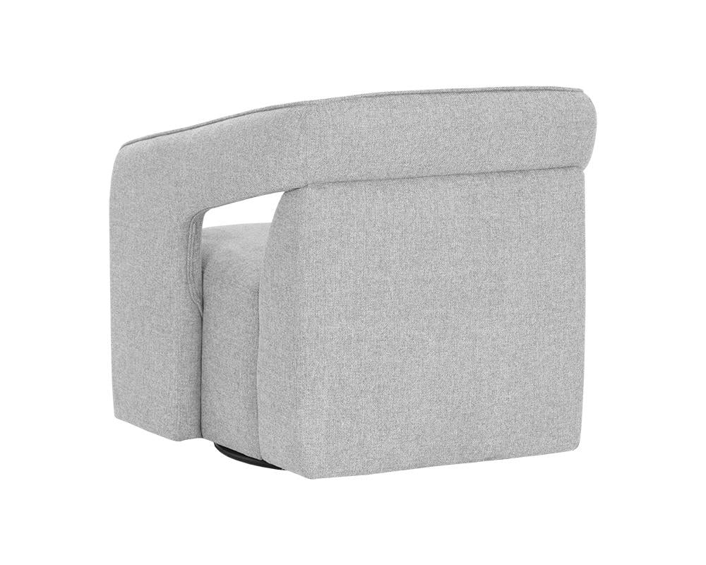 Kendrick Swivel Lounge Chair - Belfast Heather Grey