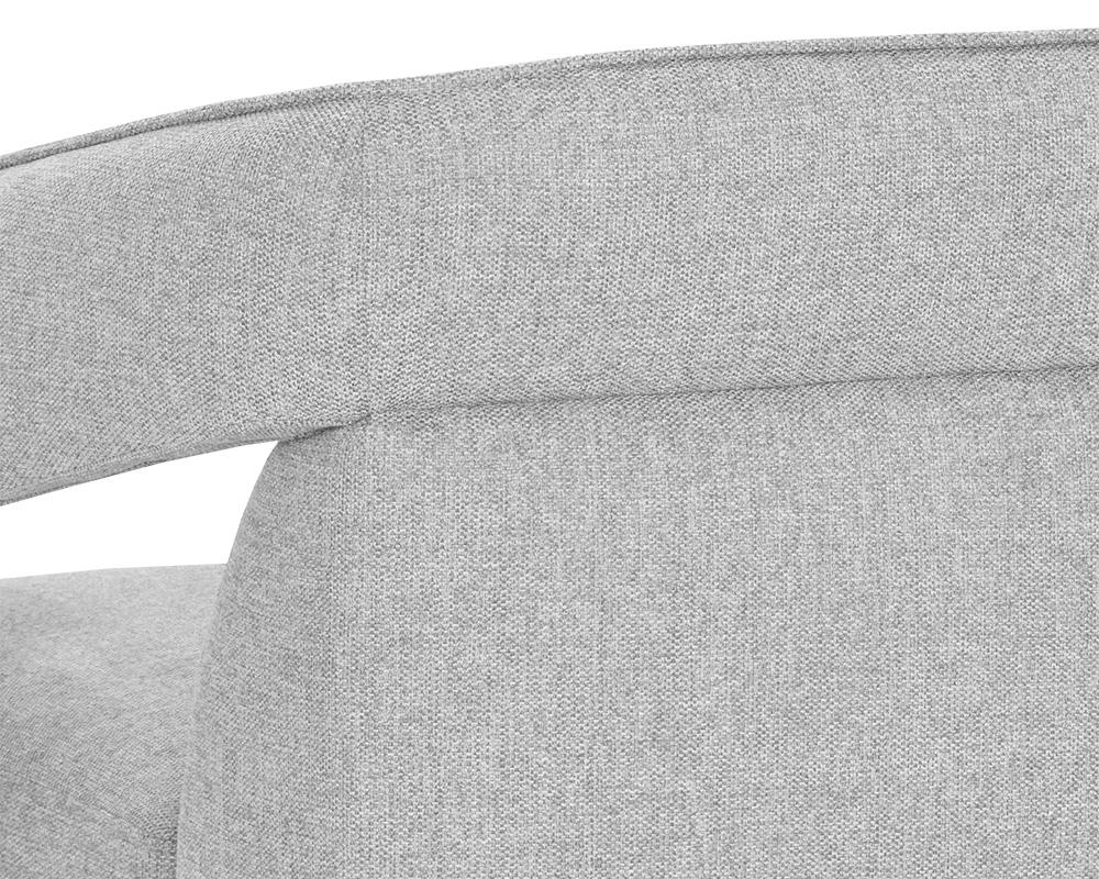 Kendrick Swivel Lounge Chair - Belfast Heather Grey