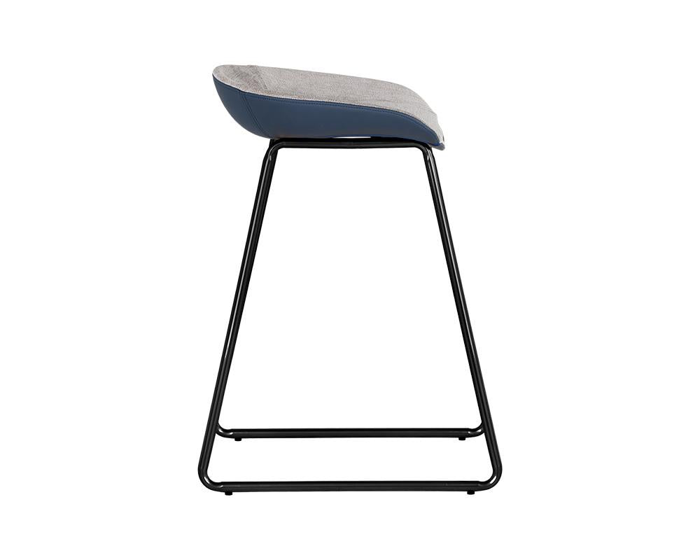 Skylar Counter Stool - Polo Club Stone / Dillon Thunder