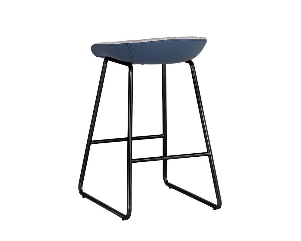 Skylar Counter Stool - Polo Club Stone / Dillon Thunder