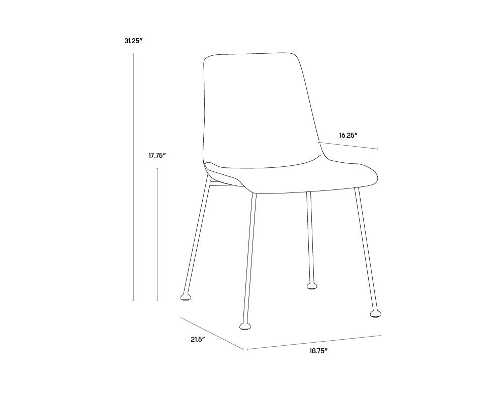 Hathaway Dining Chair - Belfast Oatmeal