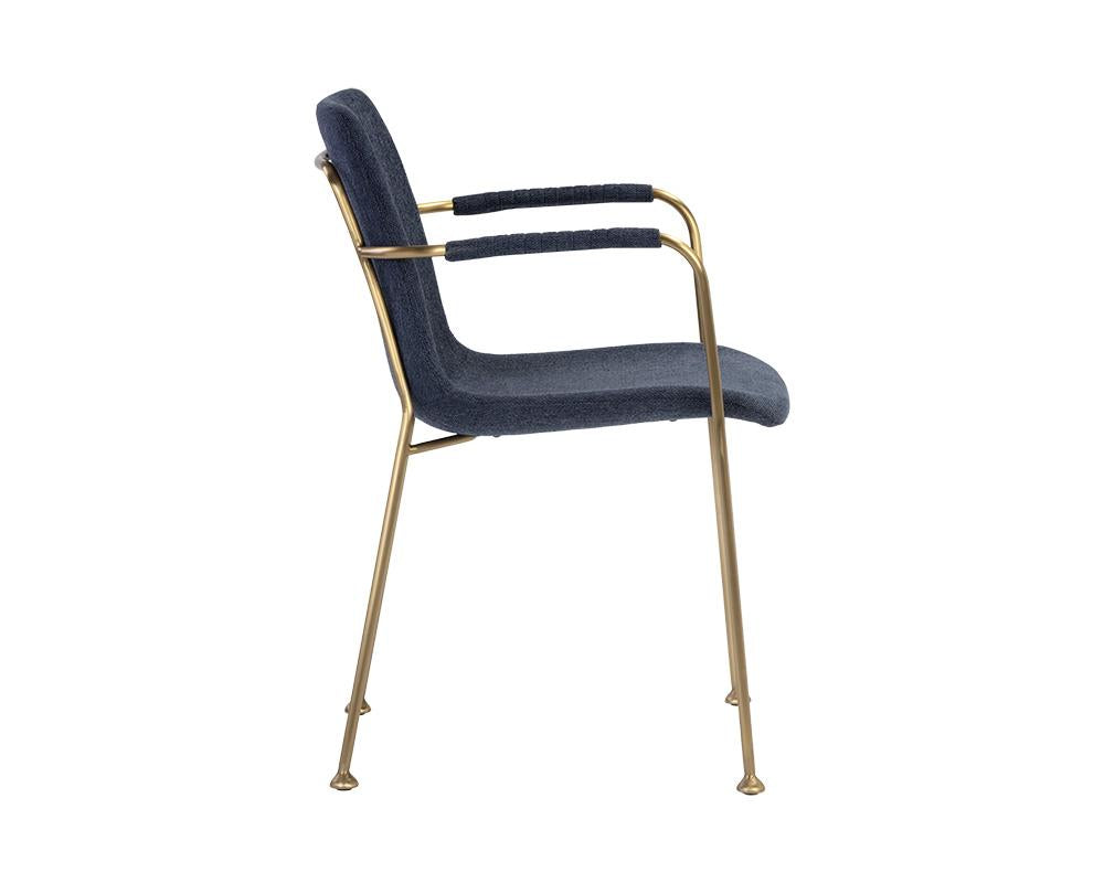 Hathaway Dining Armchair - Belfast Navy