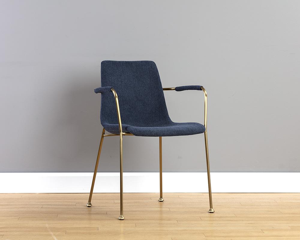 Hathaway Dining Armchair - Belfast Navy