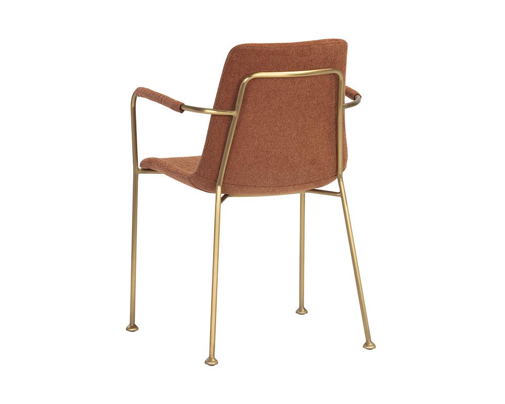 Hathaway Dining Armchair - Belfast Rust