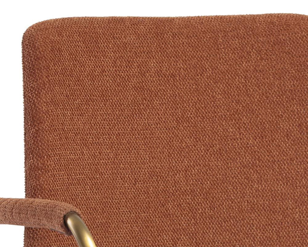 Hathaway Dining Armchair - Belfast Rust