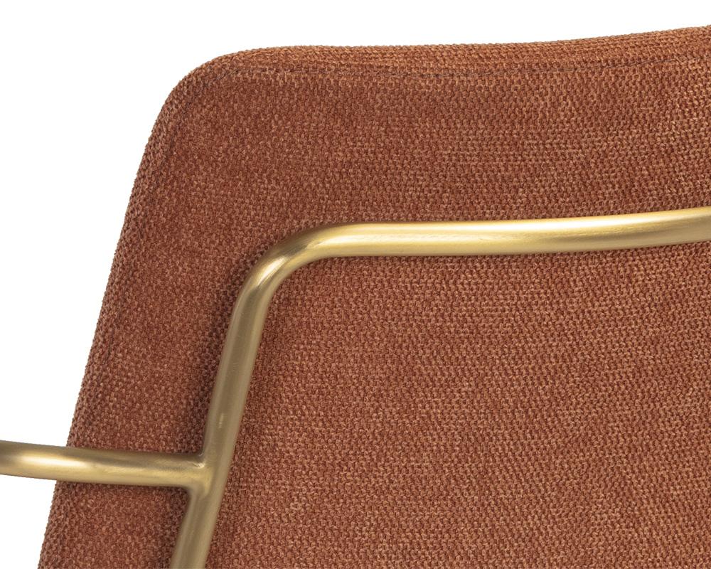 Hathaway Dining Armchair - Belfast Rust