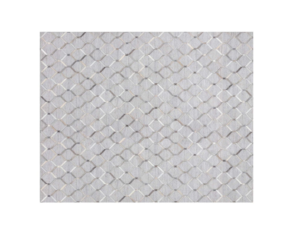 Bordeaux Hand-Made Rug - Ivory /  Grey - 8' X 10'