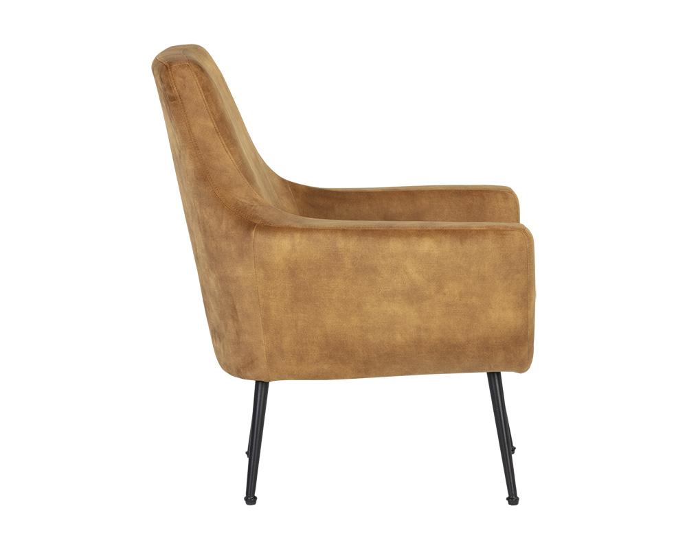 Aletta Lounge Chair - Nono Tapenade Gold