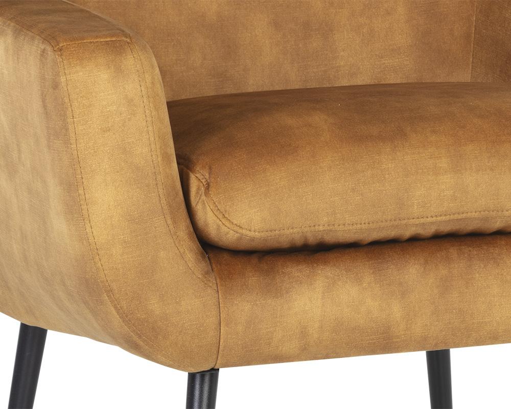 Aletta Lounge Chair - Nono Tapenade Gold