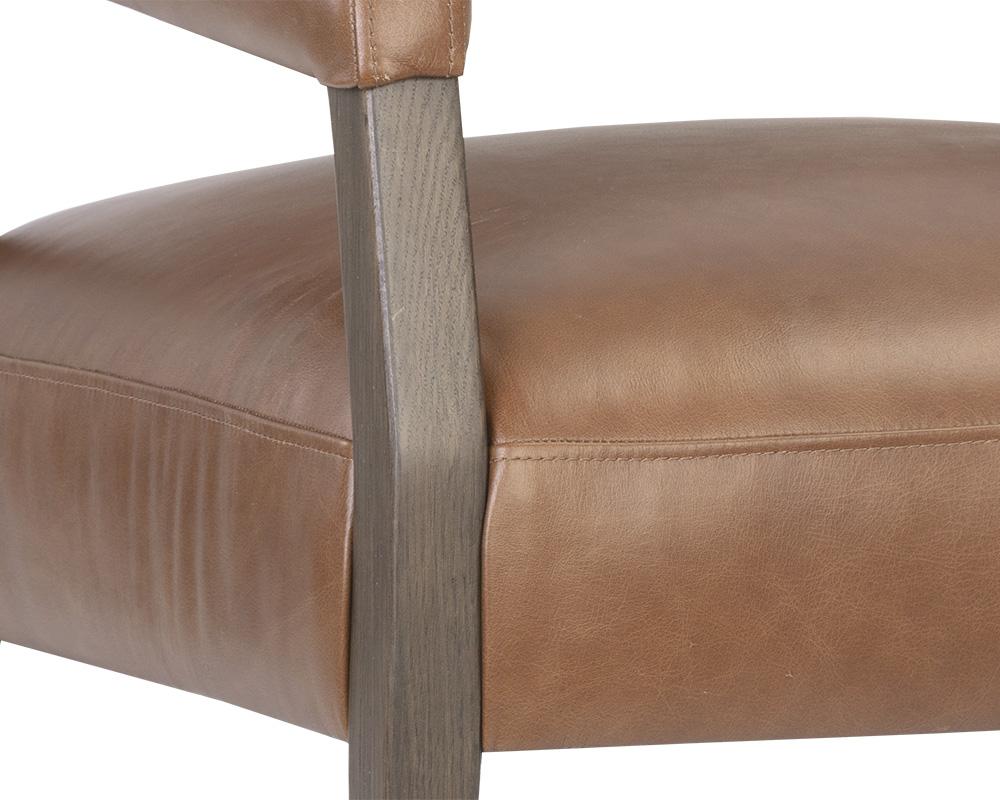 Carlyle Lounge Chair - Shalimar Tobacco Leather