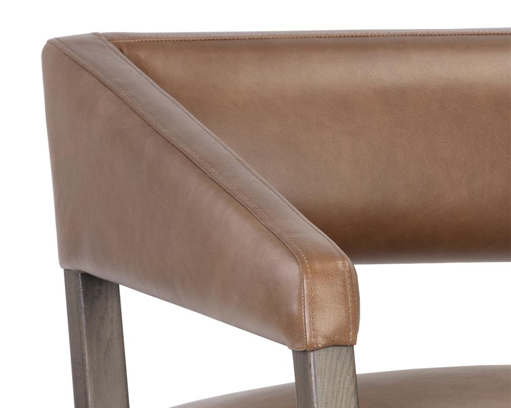 Carlyle Lounge Chair - Shalimar Tobacco Leather