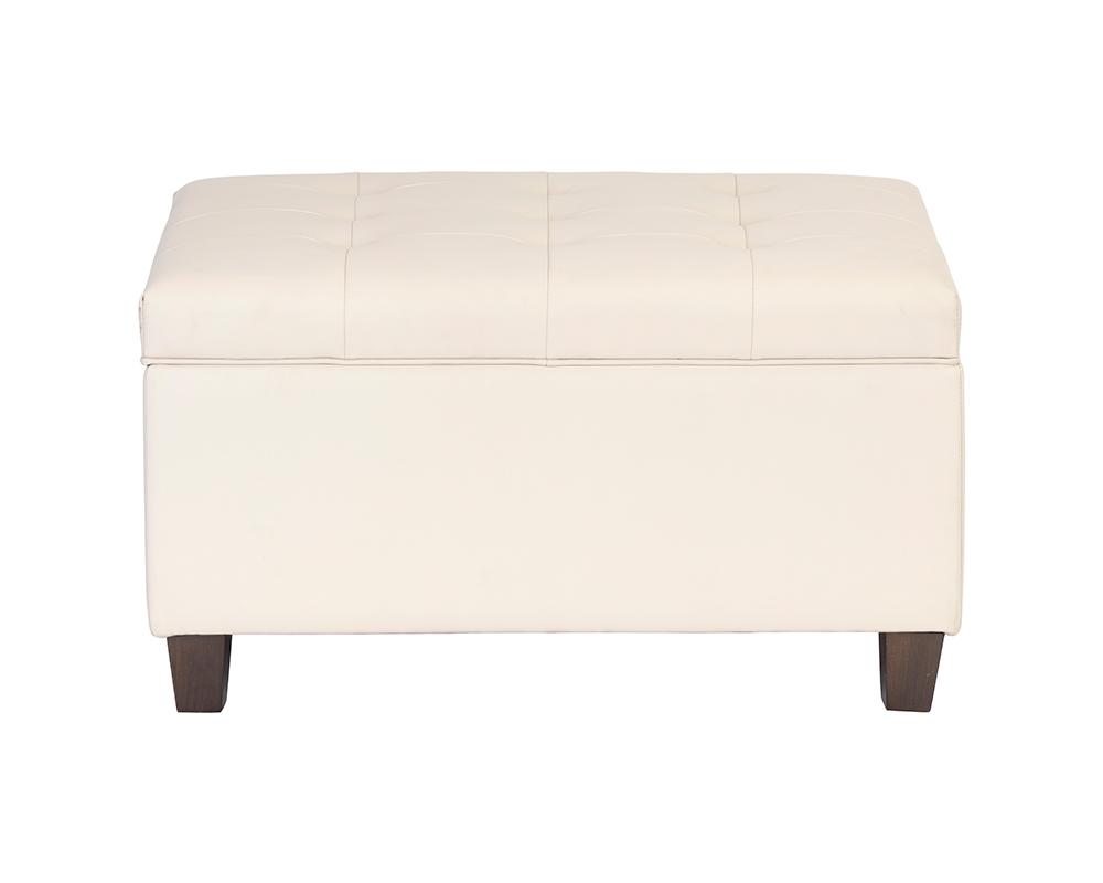 Tucker Storage Ottoman - Dillon Cream