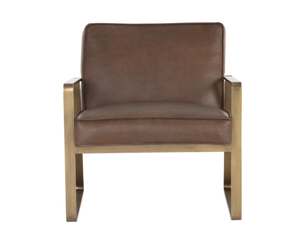 Kristoffer Lounge Chair - Vintage Caramel Leather