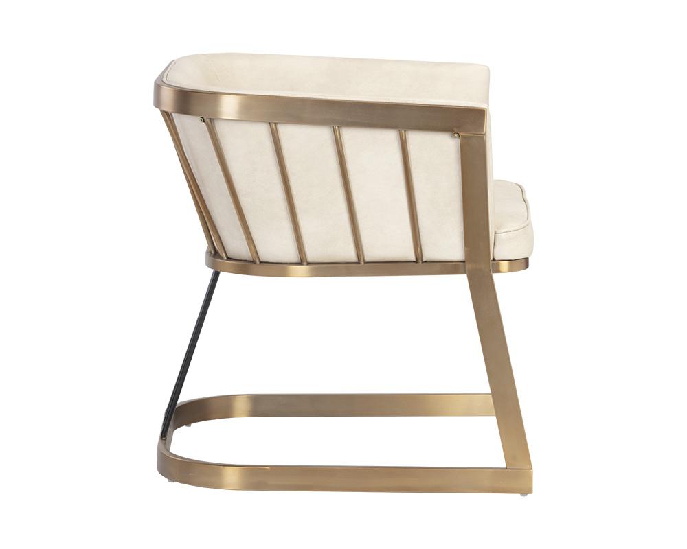 Caily Lounge Chair - Bravo Cream