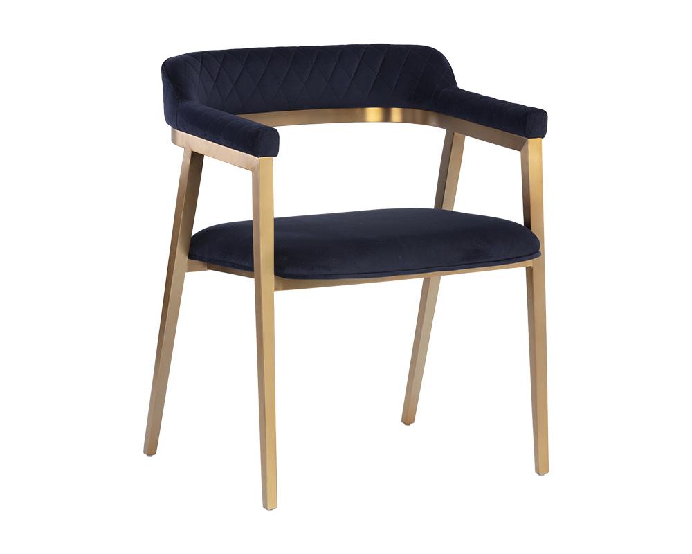 Paisley Dining Armchair - Abbington Navy