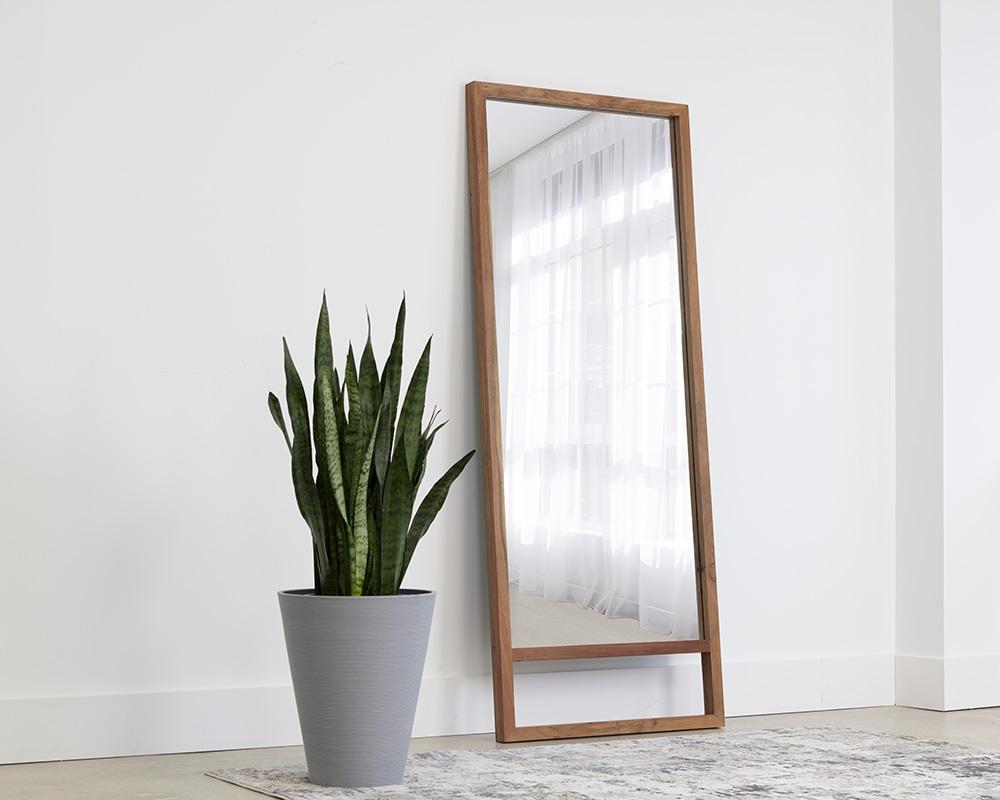 Bridgeport Floor Mirror - Natural