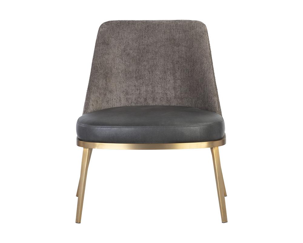 Dover Lounge Chair - Bravo Portabella / Sparrow Grey