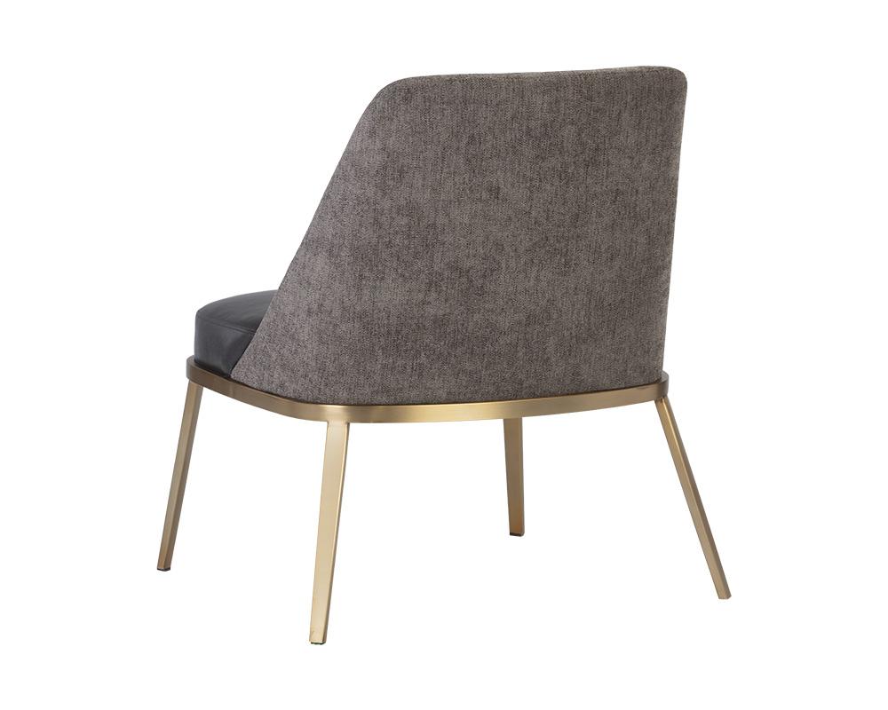 Dover Lounge Chair - Bravo Portabella / Sparrow Grey