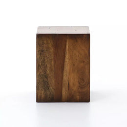 Duncan End Table-Reclaimed Fruitwood