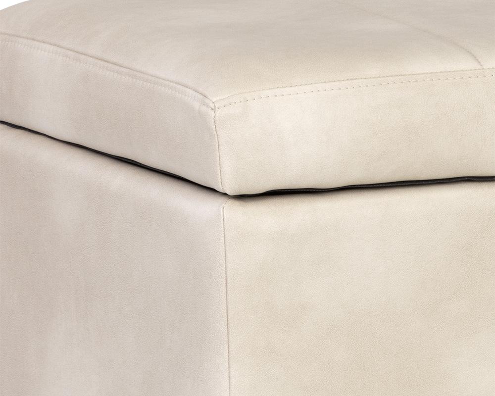 Janet Storage Bench - Bravo Cream