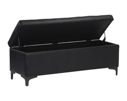 Janet Storage Bench - Bravo Black